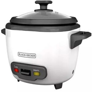 Black & Decker White and Black Rice Cooker
16-Cup Rice Cooker And Warmer (New)